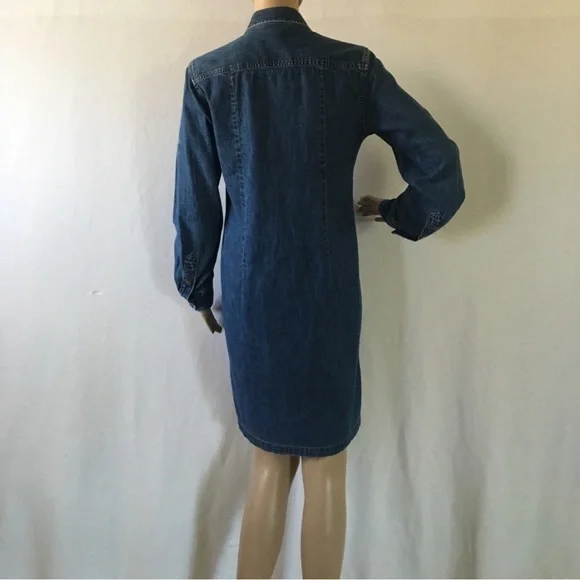 RalPh L. deNim TreNch coAt / MiDi dReSs RalPh L. - Picture 9 of 15